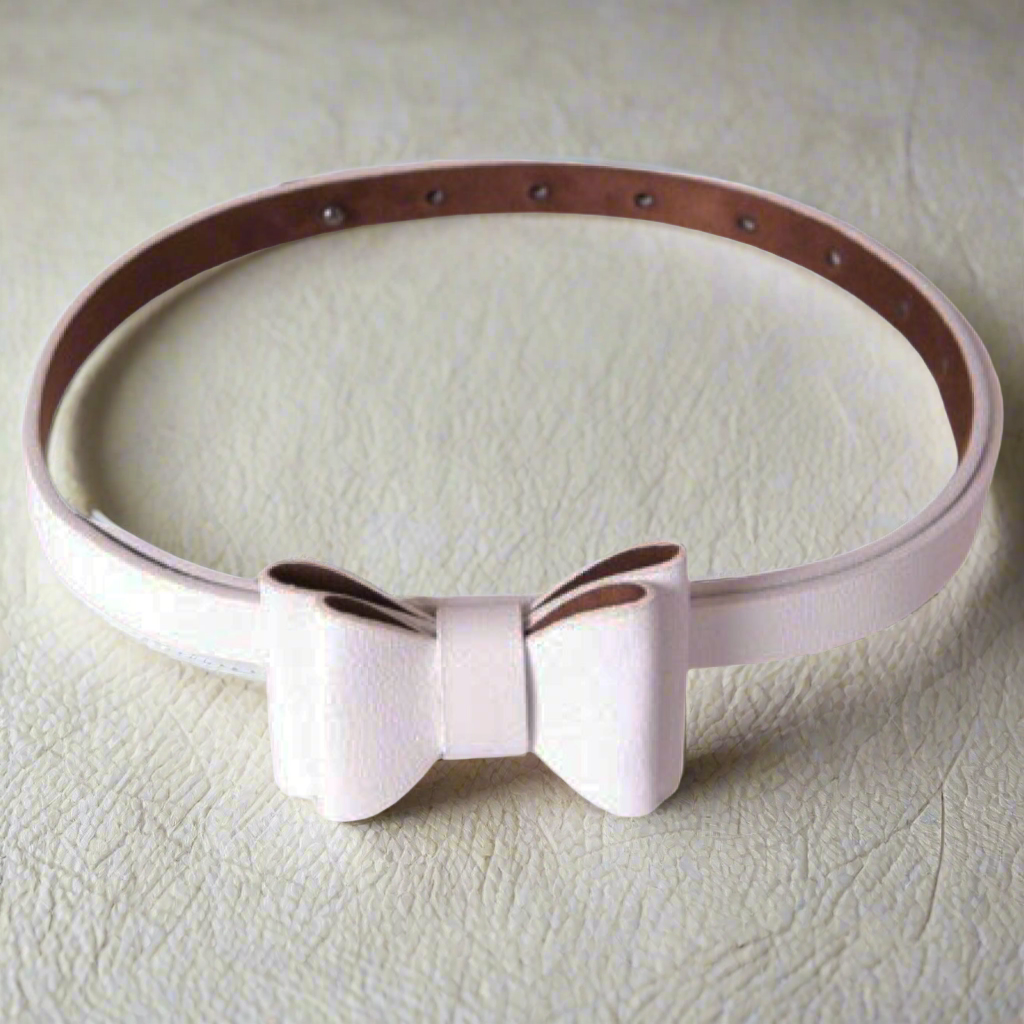 Adjustable Size Retro Bow Belt