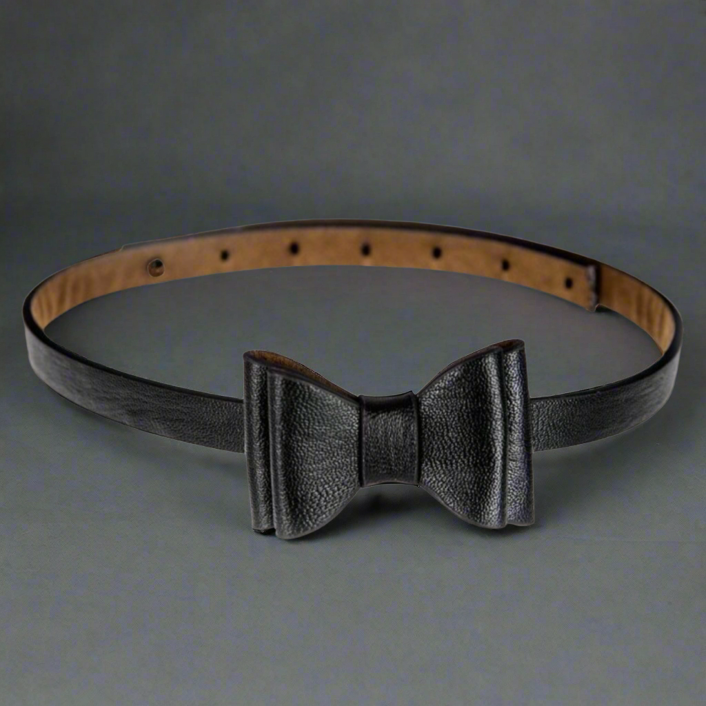 Adjustable Size Retro Bow Belt