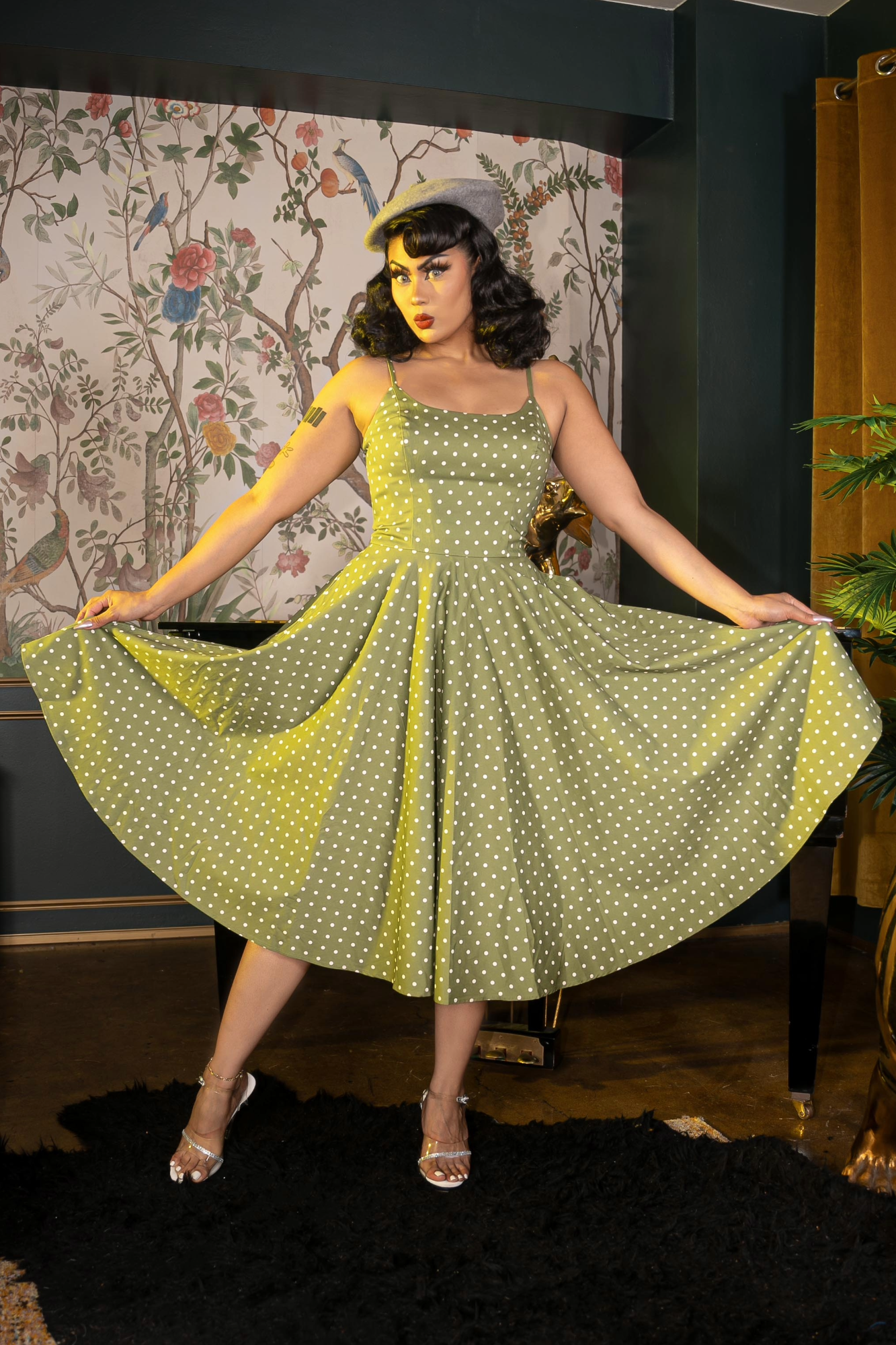 Peggy Retro-Inspired Full Circle Dress