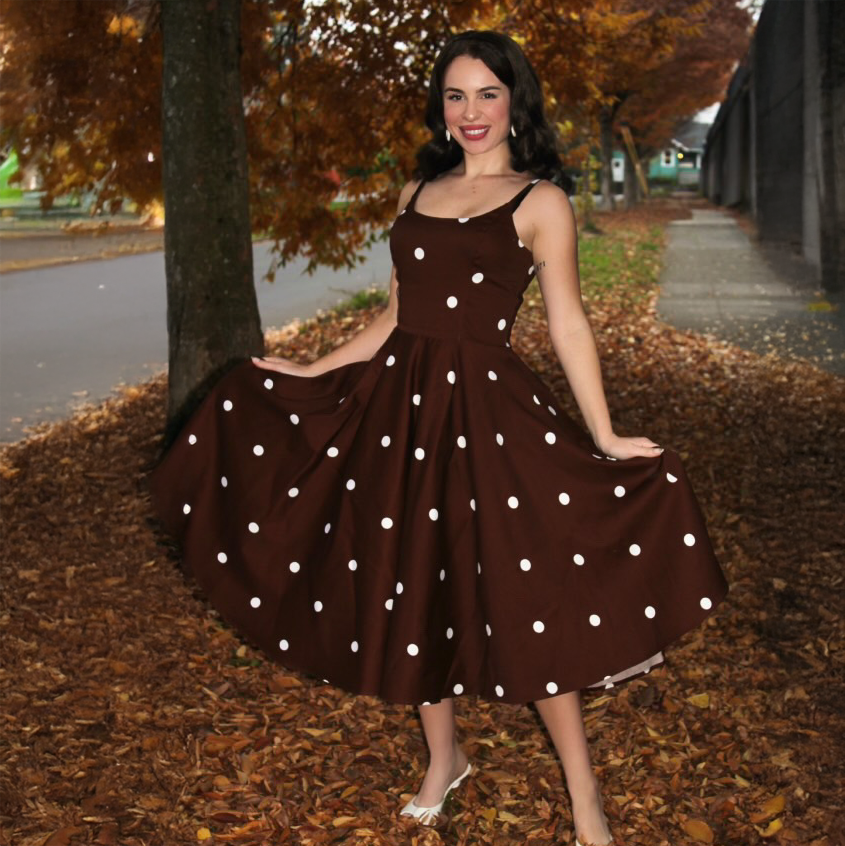 Peggy Retro-Inspired Full Circle Dress