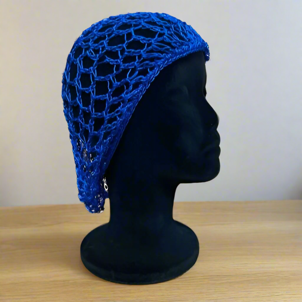 Vintage-Inspired Hair Snood – Retro Knit Hair Accessory