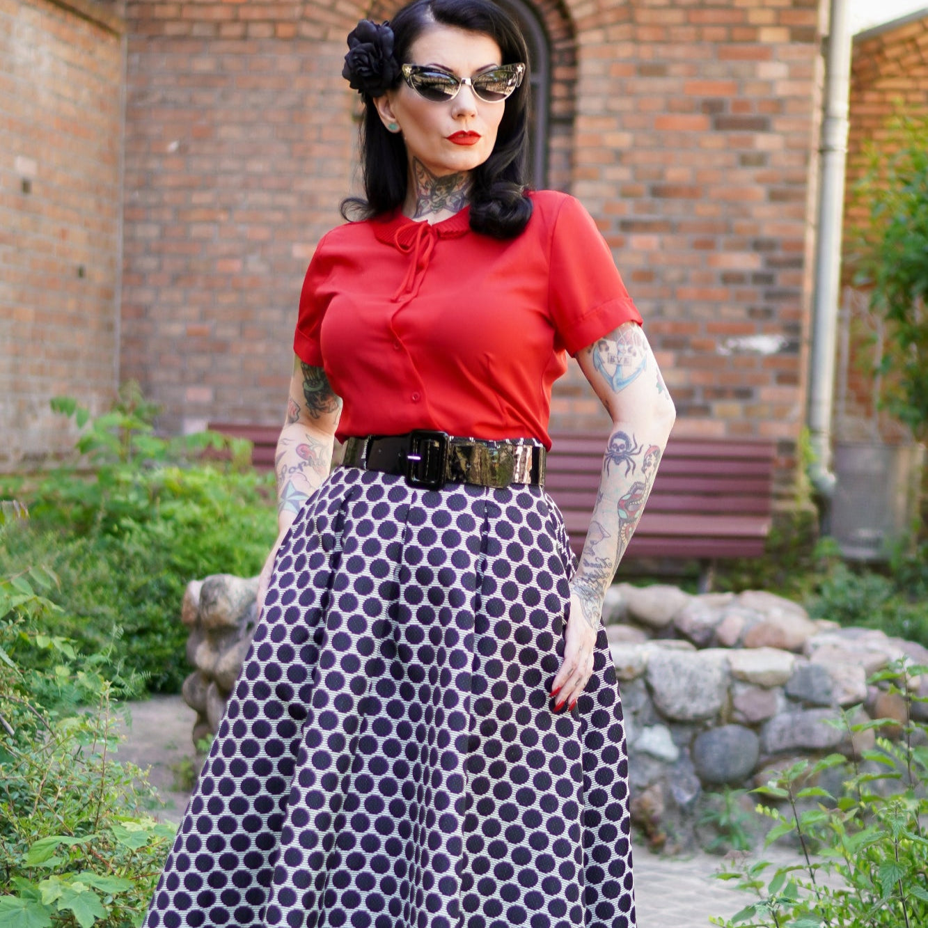 Tabitha Retro Circle Skirt