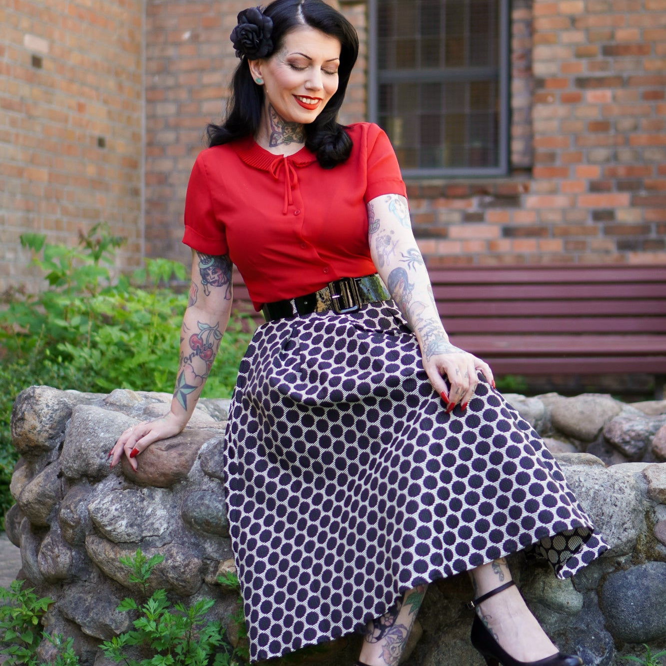 Tabitha Retro Circle Skirt