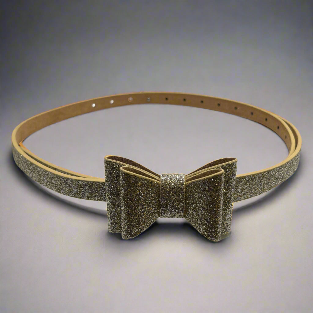 Adjustable Size Retro Bow Belt