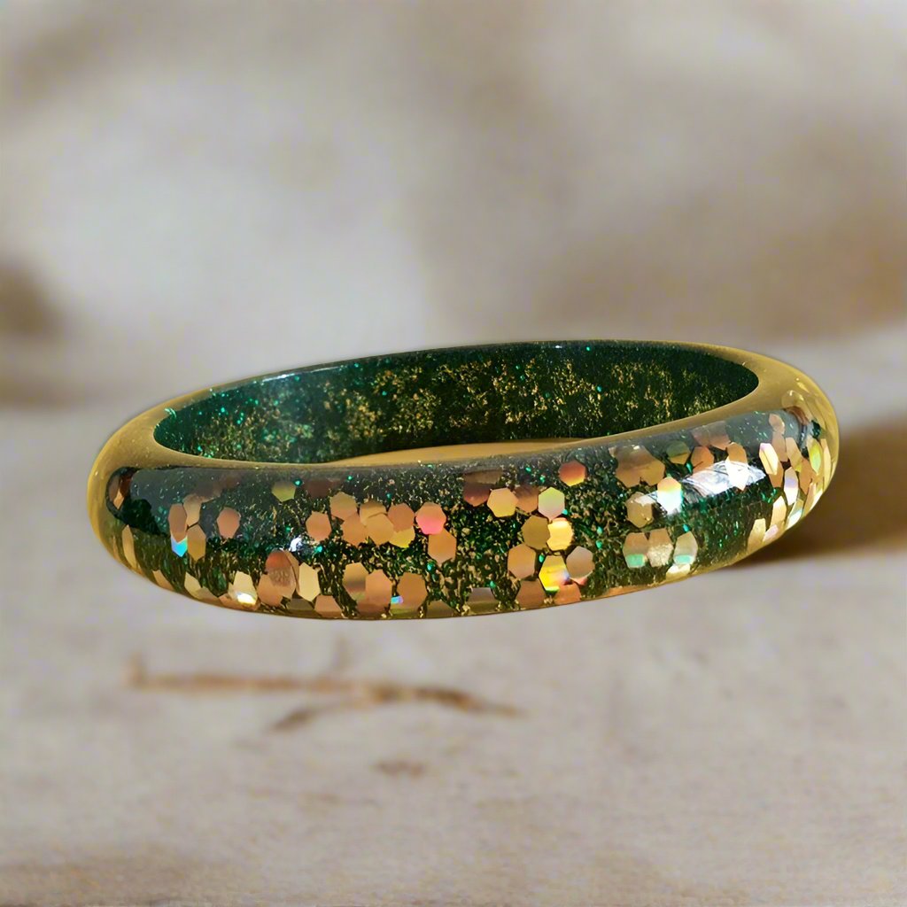 Grace Retro Fakelite Lucite Confetti Bracelet