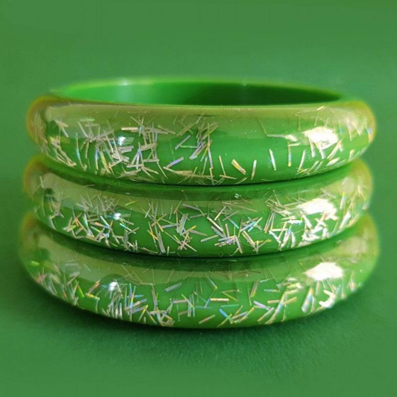 Grace Retro Fakelite Lucite Confetti Bracelet