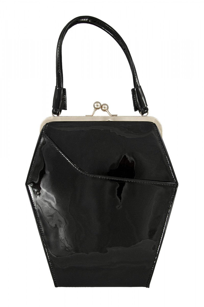 To Die For Purse in Patent Vegan Leather